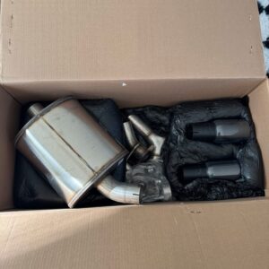 2.7l 2 door bronco Corsa cat back 4in dual black tips exhaust