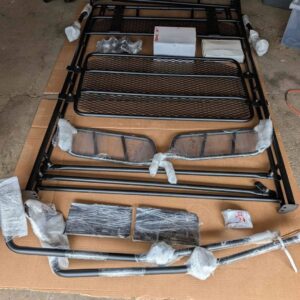 4 Door Bronco Gobi Stealth Roof Rack Ford Bronco 4dr Soft Top Stealth Rack Standard Removable Cross Bars (2) Rack Style: Multi-Light/50” Set-Up