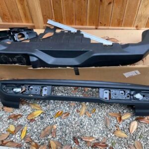 Front and rear Standard bumpers off of a 2023 ford bronco